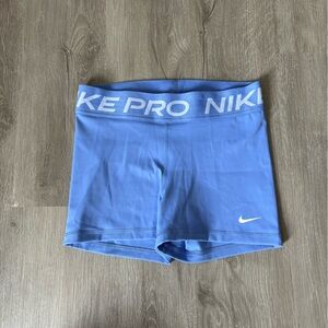 Nike Pro Light Blue Training Shorts